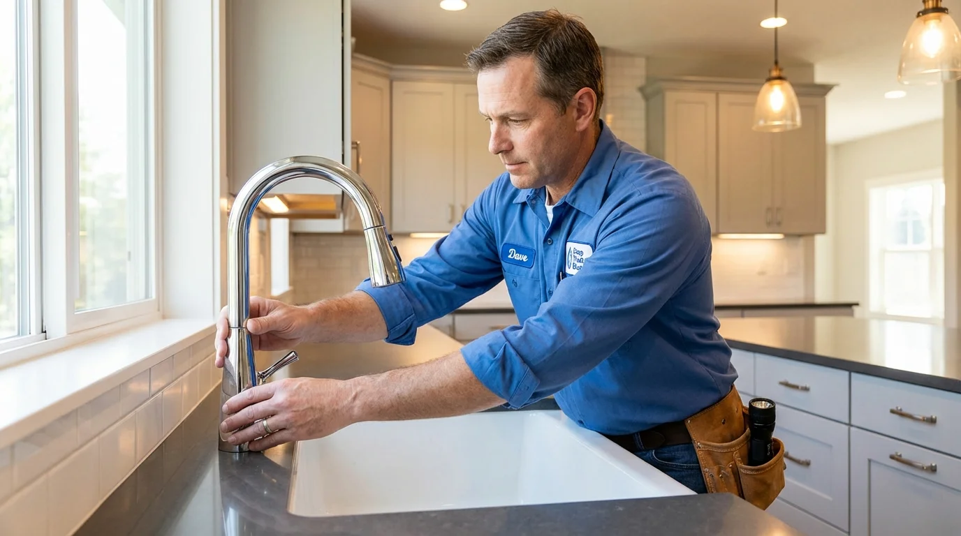 Kitchen faucet installation by Johns Plumbing LLC in Mexico Beach